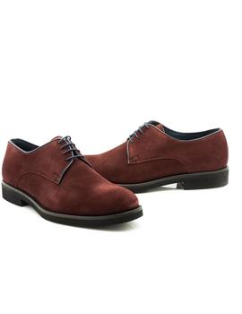 Zapato Esteve De Piel Burdeos 3417