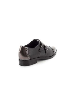 Zapato Pitillos De Piel Negro 1353