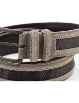 Cinturon Privata De Piel Taupe PR73622