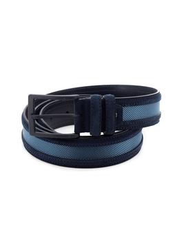 Cinturon Privata De Piel Azul PR73622