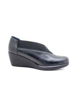 Zapato Dkt  De Piel Negro 6402