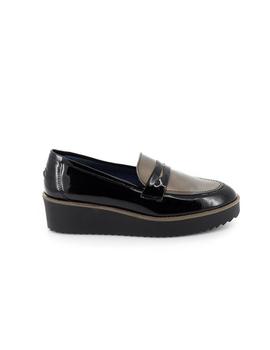 Mocasin Dliro De Piel Negro 32-9017