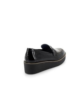 Mocasin Dliro De Piel Negro 32-9017