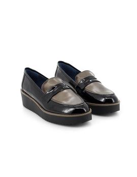 Mocasin Dliro De Piel Negro 32-9017