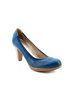 Zapato Modabella De Piel Azul