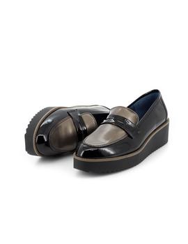 Mocasin Dliro De Piel Negro 32-9017