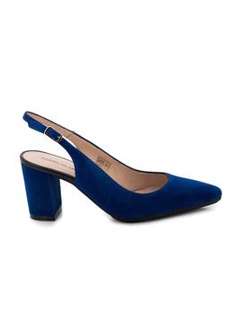 Zapato Angel Alarcon De Piel Azul 18344