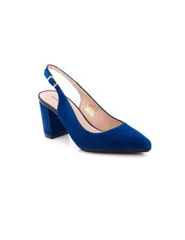 Zapato Angel Alarcon De Piel Azul 18344