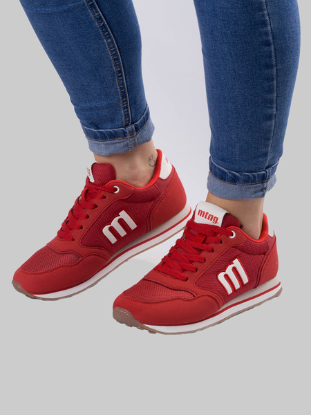 Zapatillas mustang rojas clearance
