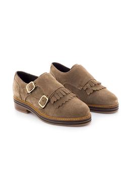 Zapato Vexed De Piel Taupe 3658