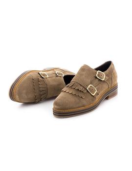 Zapato Vexed De Piel Taupe 3658