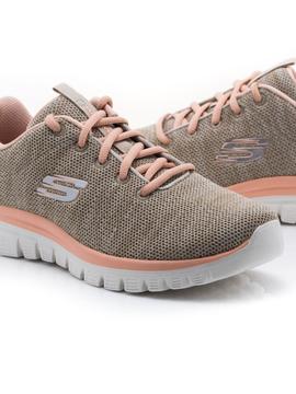 Deportivos Skechers Beige Greceful