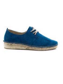 Zapatillas Pasfor 255 De Piel Azules para Mujer