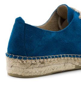 Zapatillas Pasfor 255 De Piel Azules para Mujer