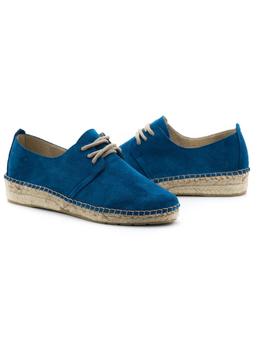 Zapatillas Pasfor 255 De Piel Azules para Mujer