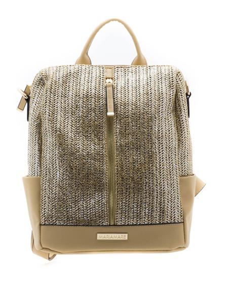 Pesimista Ordenado Ridículo Mochilas MariaMare Raina Beige para Mujer