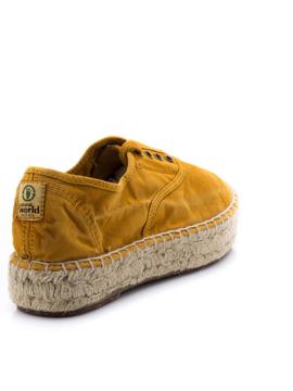 Zapatilla Yute Natural World Mostaza para Mujer