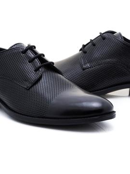 Zapato Negro Cordones T2in