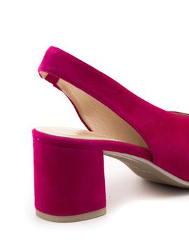 Descalzo D'Chicas 3095 De Piel Fucsia para Mujer