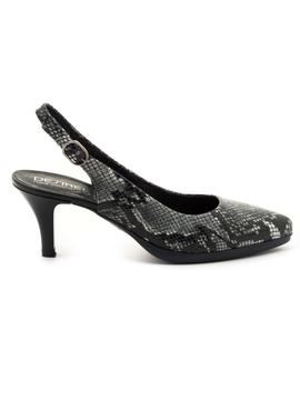 Zapato Desiree 91062l Negro Serpiente para Mujer