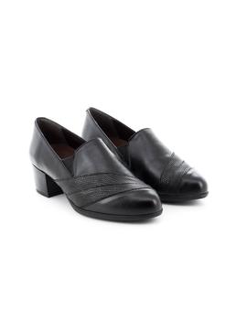Zapato Modabella De Piel Negra 66-1129MC