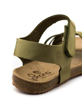 Sandalias Yokono Genova Kaki para Mujer