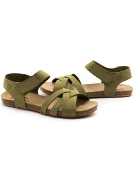 Sandalias Yokono Genova Kaki para Mujer