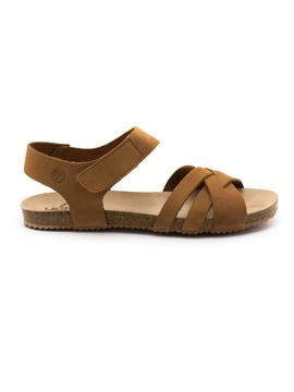 Sandalias Yokono Genova De Piel Cuero para Mujer