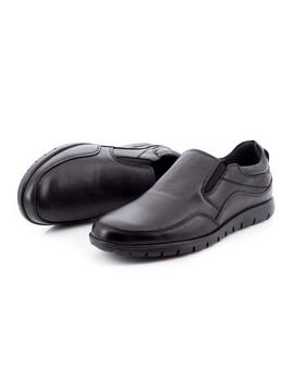 Mocasín Dliro De Piel Negro 16,6102