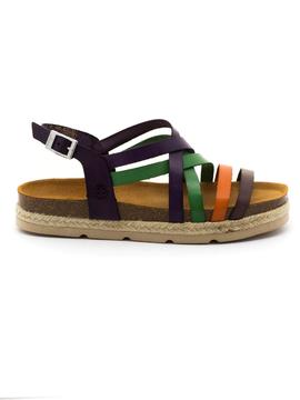 Sandalias Yokono Java-057 Moradas para Mujer
