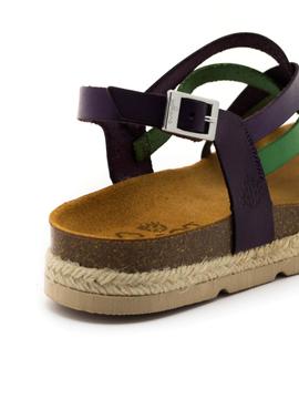 Sandalias Yokono Java-057 Moradas para Mujer