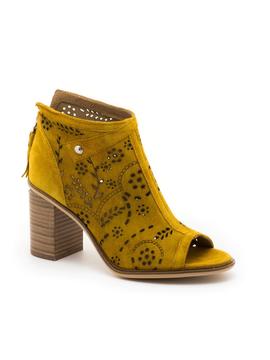 Sandalias Alpe 4030 Abotinada Mostaza para Mujer