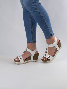 Sandalias Yokono Mavile-002 Blancas para Mujer