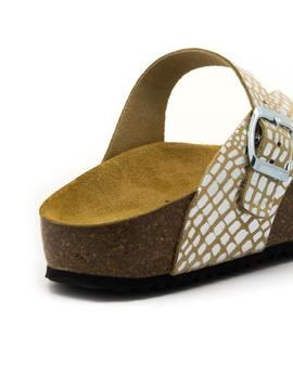 Sandalias D'Liro Bio 801020 Beige para Mujer