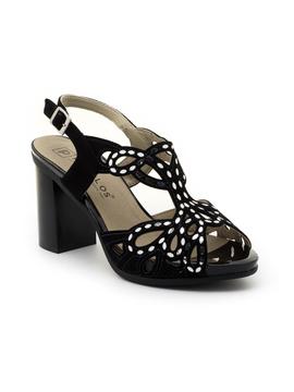 Sandalias Pitillos 5580 De Piel Negras