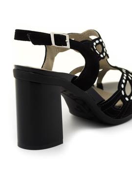 Sandalias Pitillos 5580 De Piel Negras