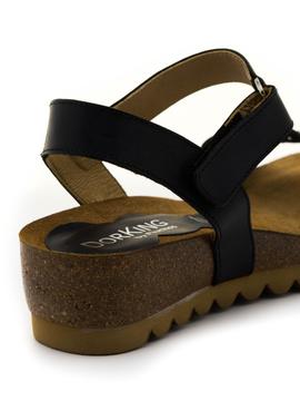 Sandalias Dorking 7847 Bio Negras para Mujer