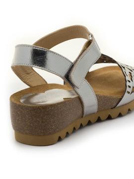 Sandalias Dorking 7847 Bio Plata para Mujer
