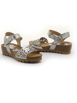 Sandalias Dorking 7847 Bio Plata para Mujer