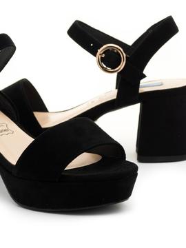 Sandalias Chiller 14060 De Piel Negras