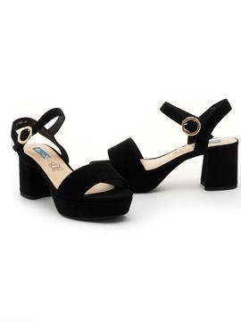 Sandalias Chiller 14060 De Piel Negras