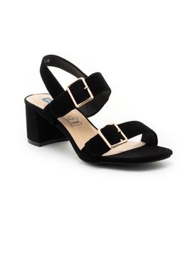 Sandalias Chiller 19040 De Piel Negras