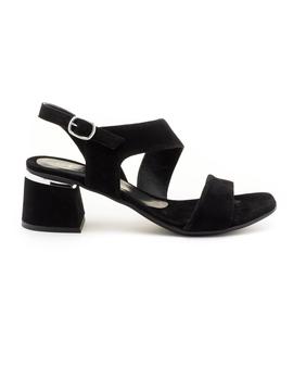 Sandalia Alpe 4165 Negra de Piel