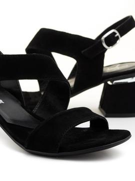 Sandalia Alpe 4165 Negra de Piel