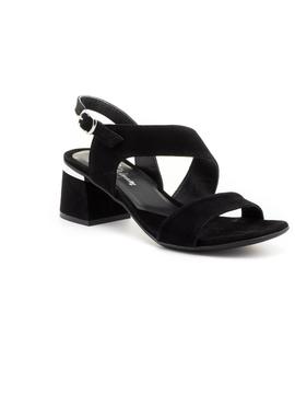 Sandalia Alpe 4165 Negra de Piel