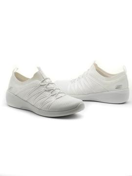 Deportivo Skechers Arya 23757 Blanco para Mujer