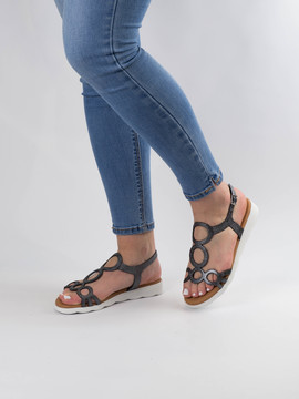 Sandalia Oh MY Sandals Plomo para Mujer