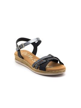 Sandalia Oh My Sandals 4329 Negra Para Mujer