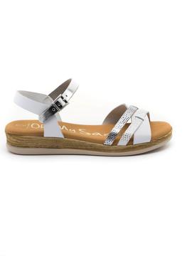 Sandalia Oh My Sandals 4329 Blanca para Mujer