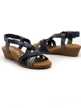 Sandalia Oh My Sandals 4319 Azul para Mujer